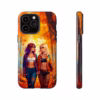 Beautiful Nerdy lesbian women in Autumn Leaves IPhone Cases - Image 41