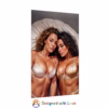 Beautiful Erotic lesbian laying on a bed 1 Rolled Posters - Image 15