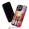 lesbian walking down the street Abstract watercolour IPhone Cases 2 - Image 62