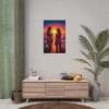 Beautiful lesbian women on the Beach at Sunset - Rolled Posters 1 - Image 36