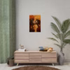 Beautiful African Lesbian surrounded by abstract swirling lines Rolled Posters - Image 24
