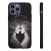 Beautiful lesbian Black and white line art European women IPhone Cases - Image 15