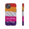 Personalizable Lesbian Flag Tough Phone Case – Show Your Pride - Image 42
