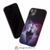 Beautiful Cyberpunk lesbian line art European women IPhone Cases 1 - Image 56