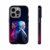 Cyberpunk lesbian women back to back hair morphing IPhone Cases 7 - Image 11