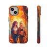 Beautiful Nerdy lesbian women in Autumn Leaves IPhone Cases - Image 21