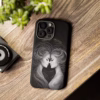 Beautiful lesbian Black and white line art European women IPhone Cases - Image 72